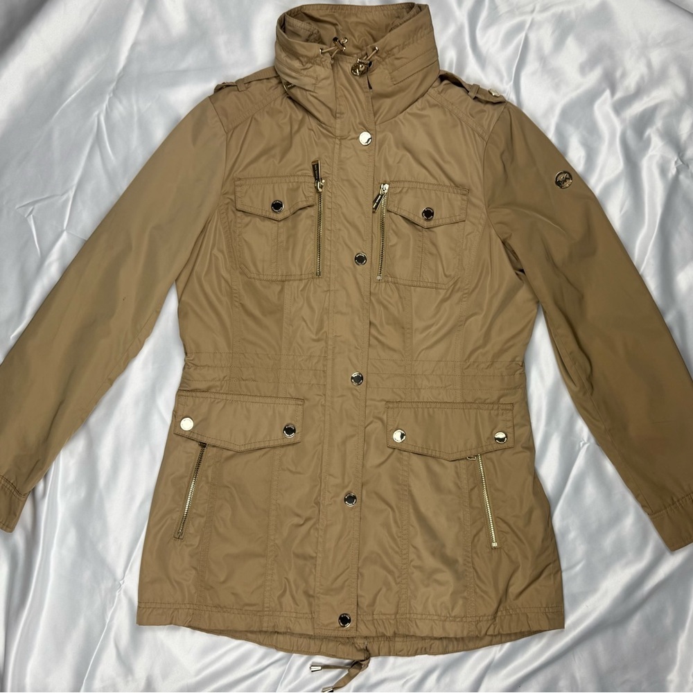 Michael Kors Tan Beige Jacket Excellent Condition - Size: SM - 77E5300M32